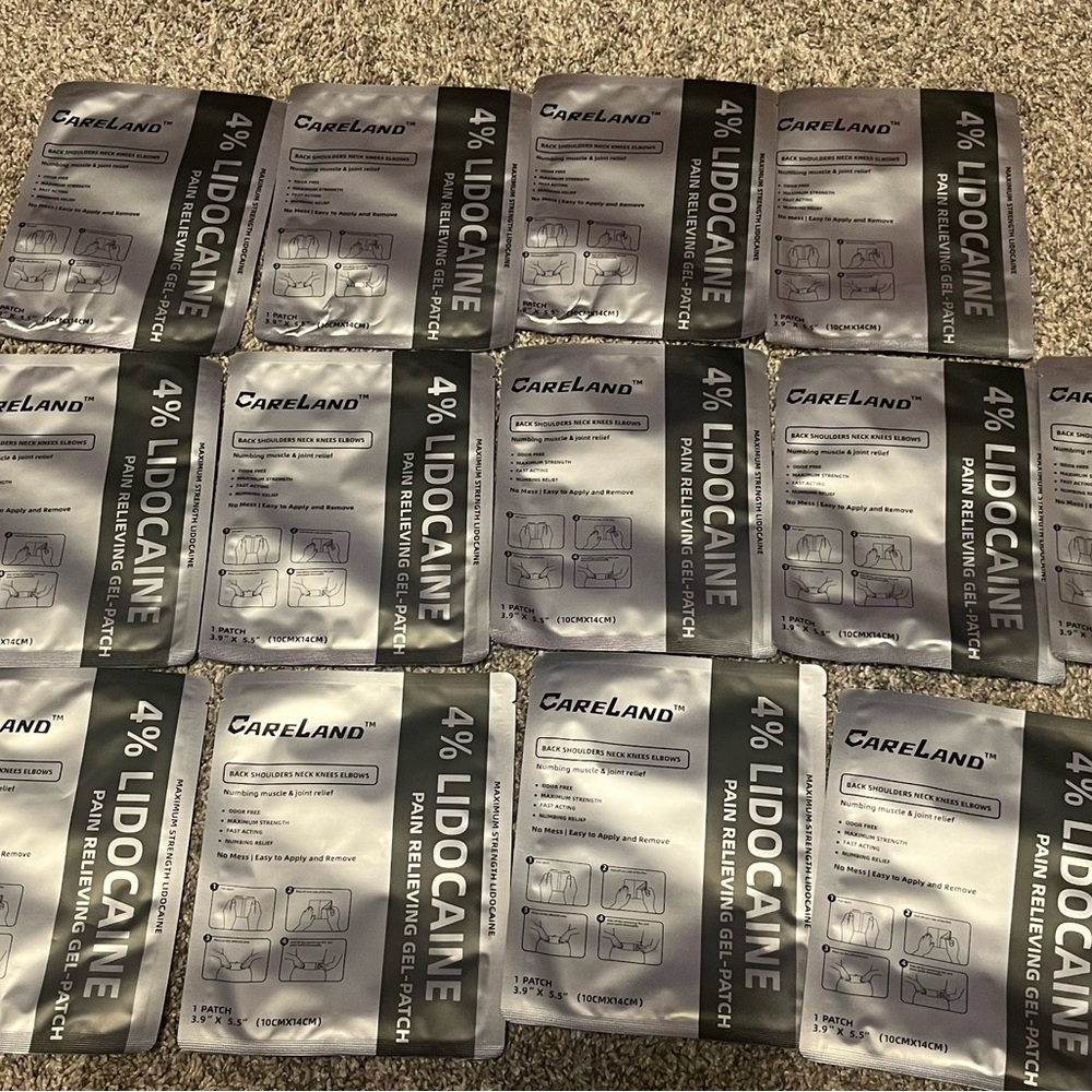 CareLand Lidocaine Pain Relieving Patches